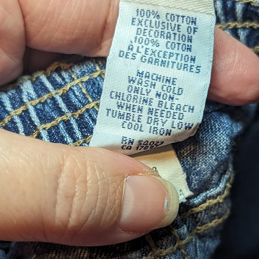 Old Navy Kids Blue Jeans with Snowman Design